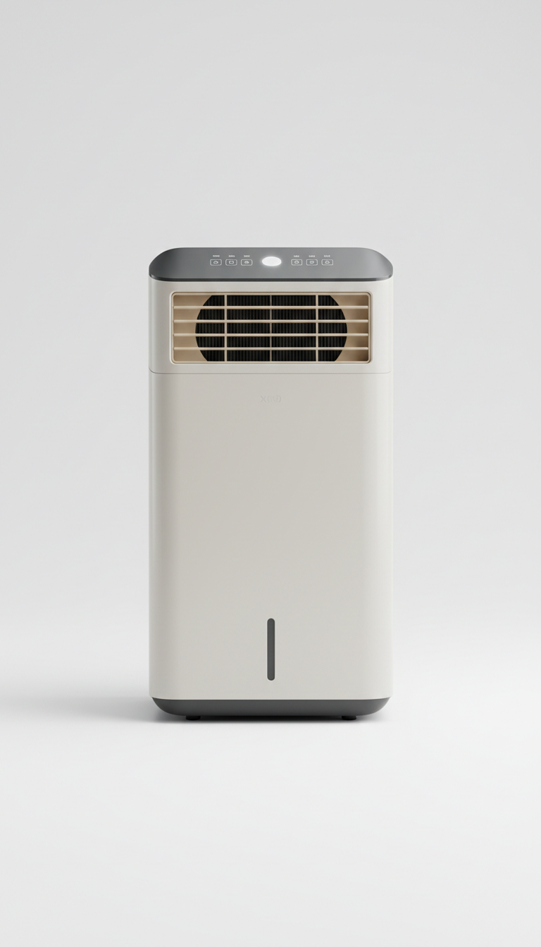 Climatiseur portable Model X1000 à finition métallisée